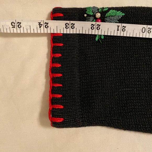 Vintage Christmas cardigan sweater BP Design Grandma Ugly Sweater Holiday beaded - Picture 13 of 16